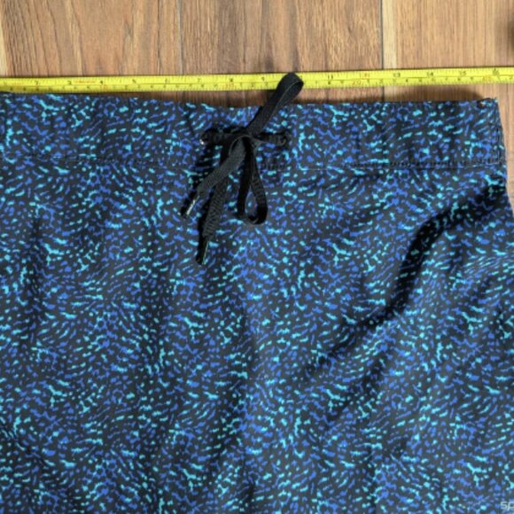 SPEEDO Skort Skirt for Beach, Pool, Walking-M Multi Blue/Black-NEW - Picture 4 of 5